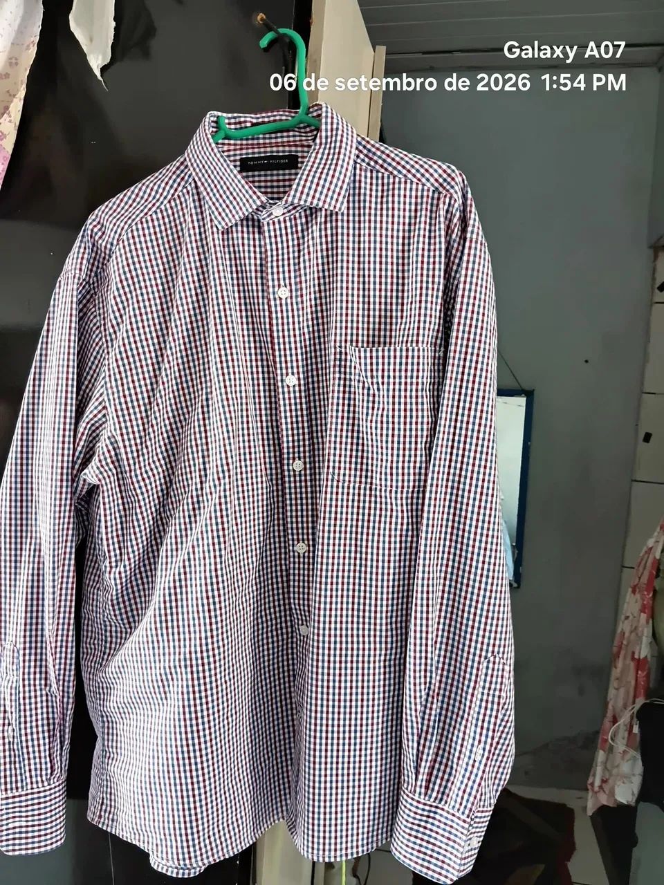 Camisa xadrez Tommy Hilfiger Tam 40 - Foto 2