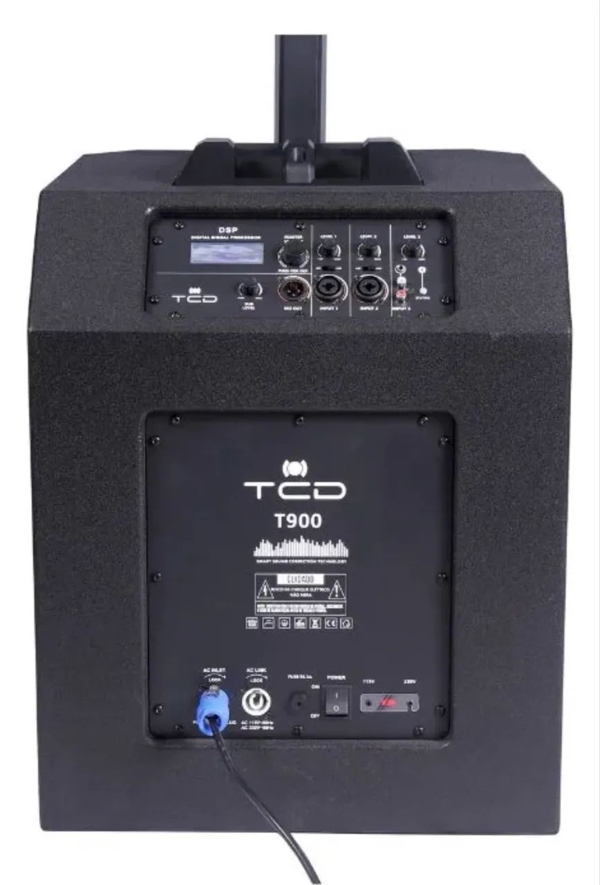 Vendo caixa ativa TCD T900.  - Foto 2