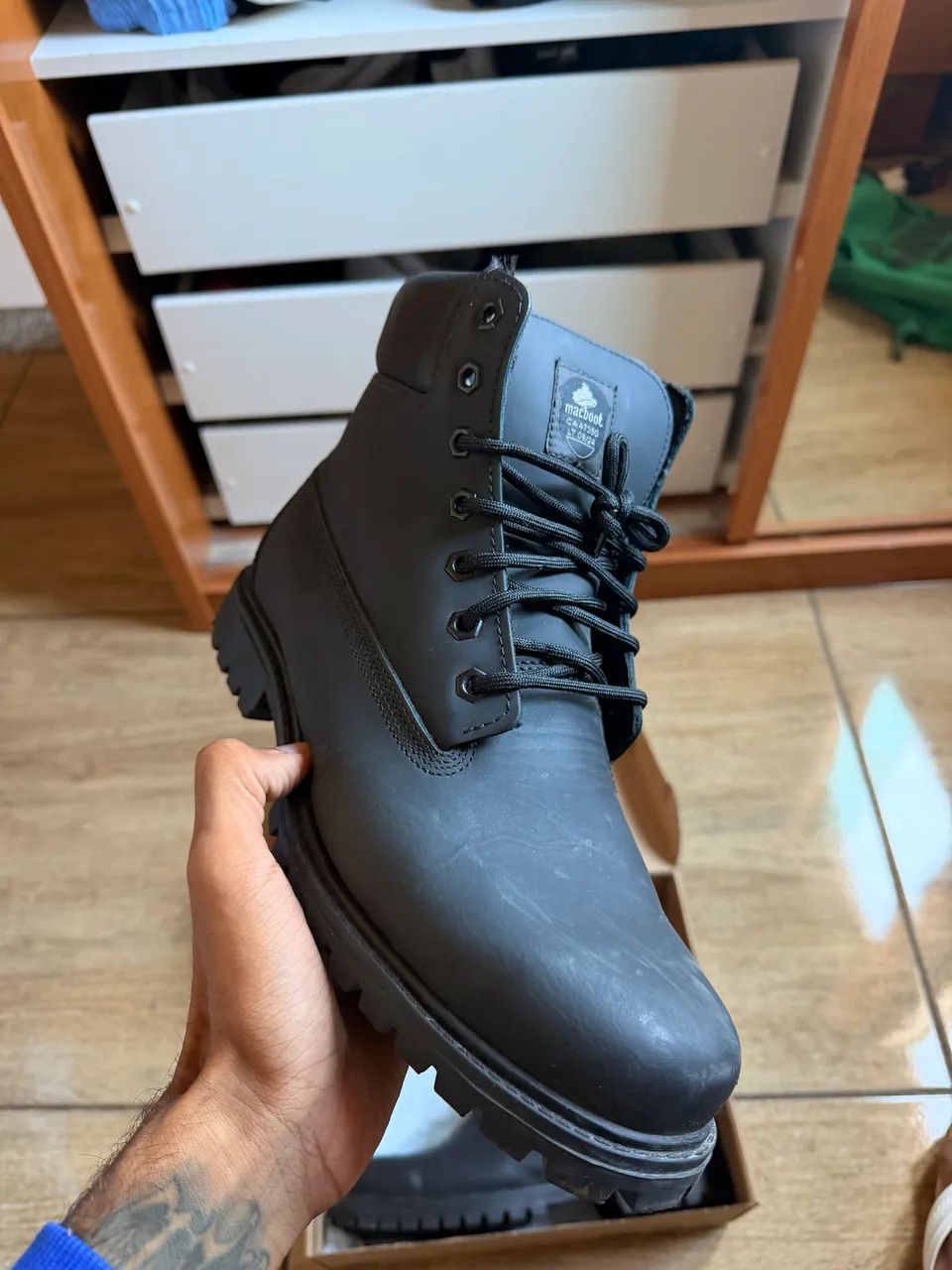 Bota Estilo Timberland - Macboot Preta 44 - Foto 2