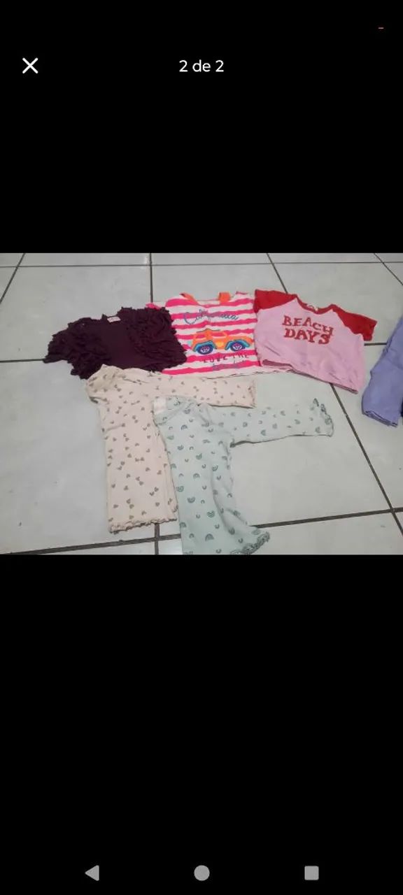 Lote de roupa infantil menina  - Foto 5
