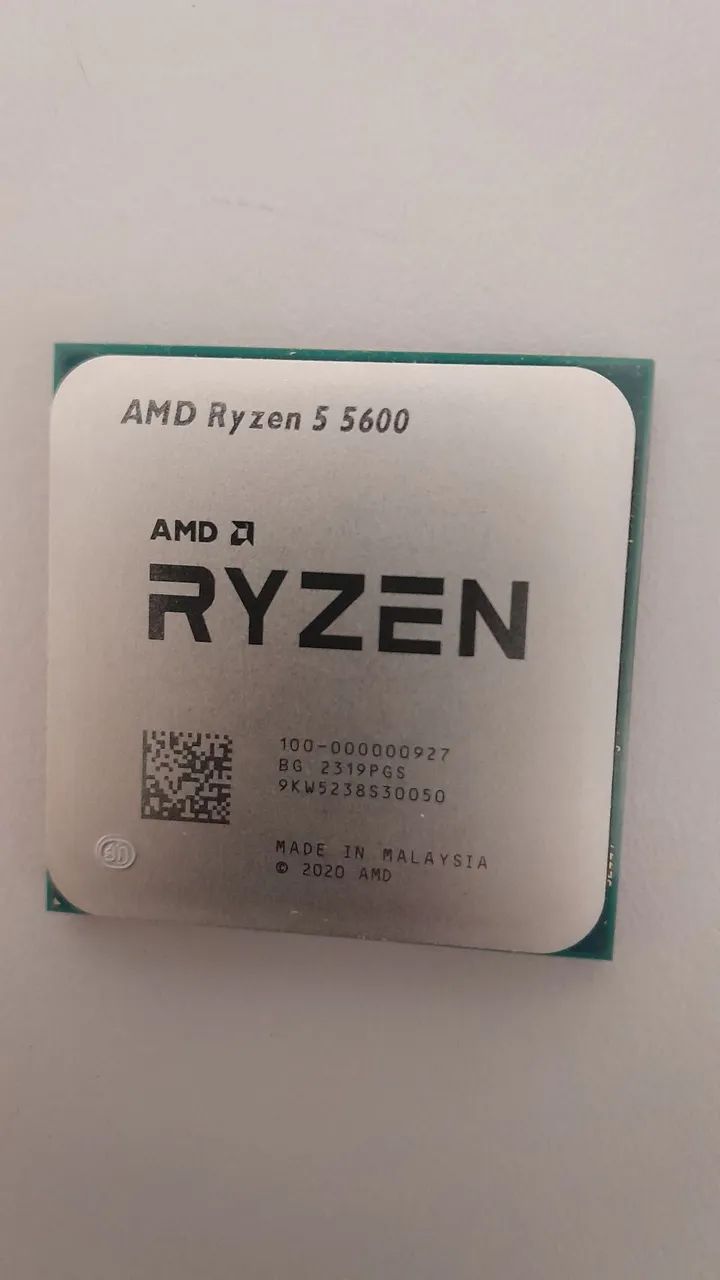 AMD Ryzen 5 5600 Núcleos 6/12 Threads 35MB Cache - Processadores