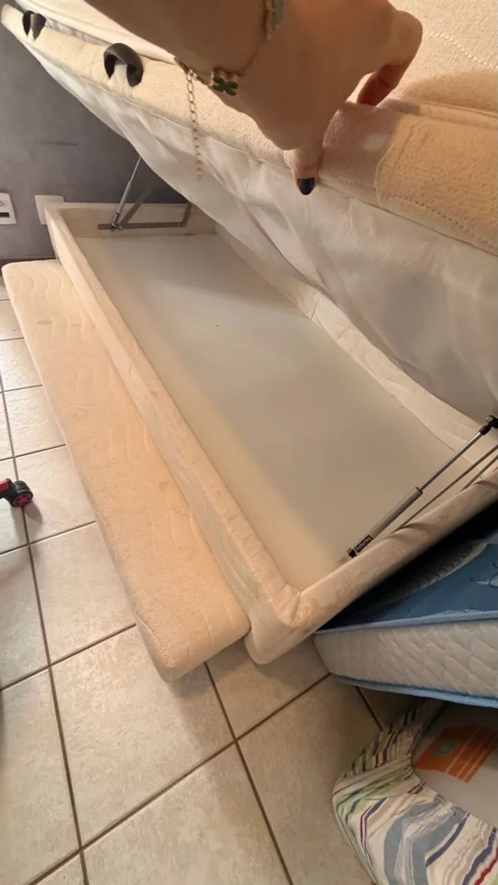 Cama solteiro, com baú e cama auxiliar  - Foto 2