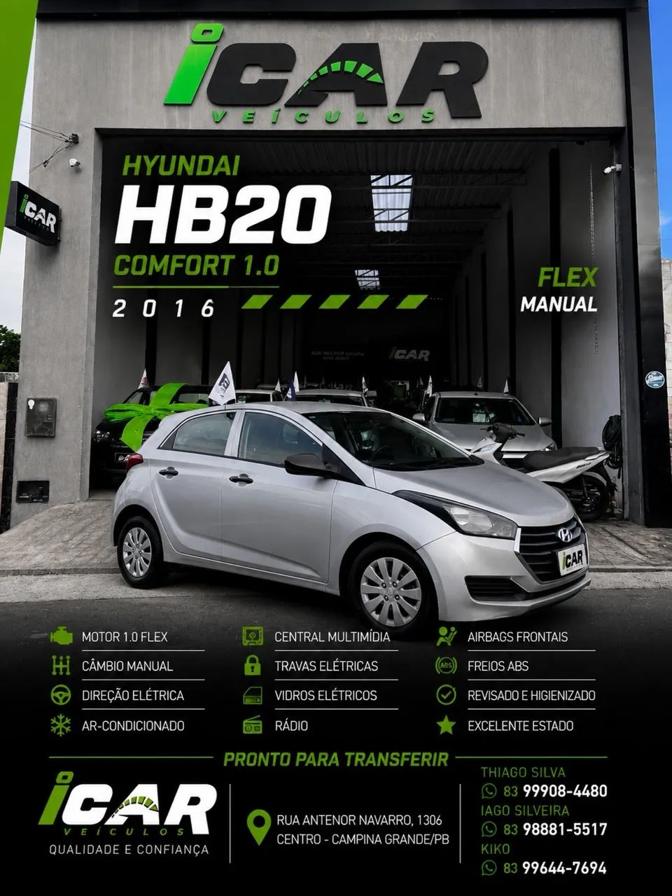 Hyundai Hb20 HB20 Comf./C.Plus/C.Style 1.0 Flex 12V 2016