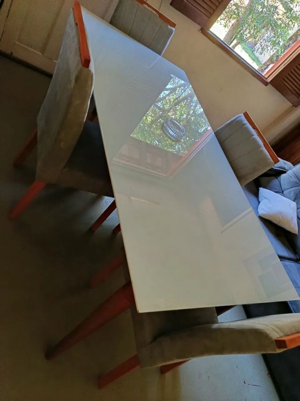 Mesa moderna grande com 6 cadeiras  - Foto 5