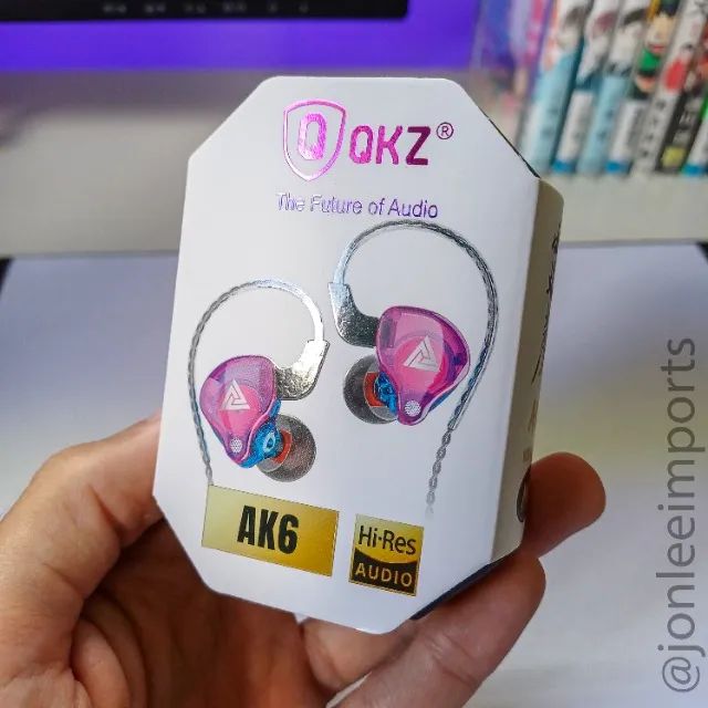 Fone de Ouvido QKZ AK6 com Microfone (Novo) - Foto 2