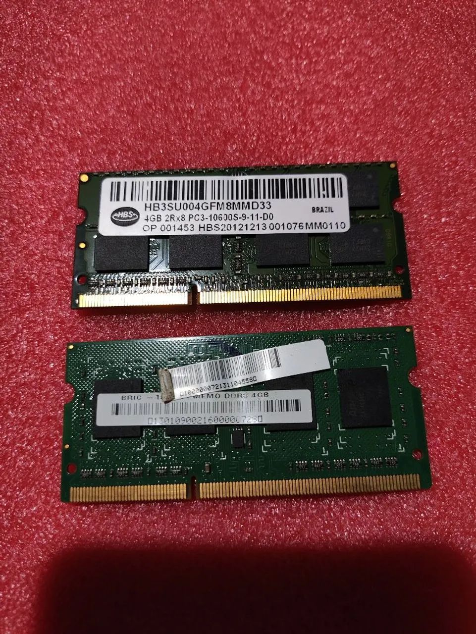 Two DDR3 RAM Modules 2x4GB468285942127677440