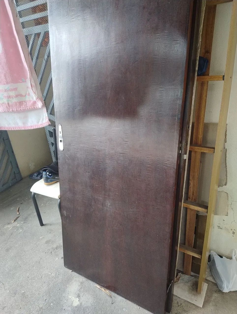 Folha de porta de madeira 0,82x210 - Foto 4