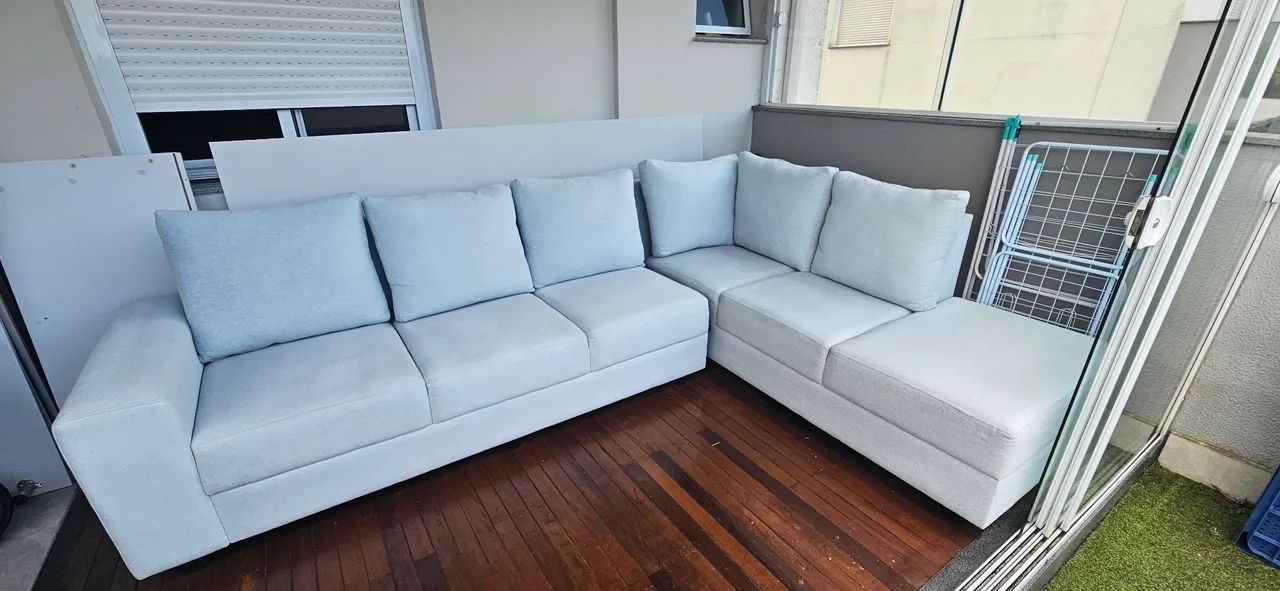 VENDO SOFÁ DE CANTO EM L COM CHAISE - Foto 3