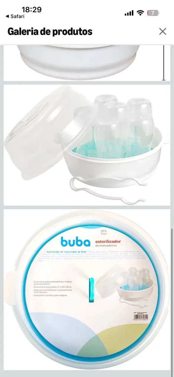 Esterilizador Mamadeiras buba - Foto 3