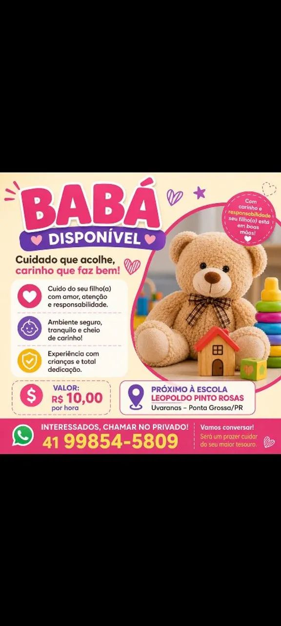 Trabalho de baba