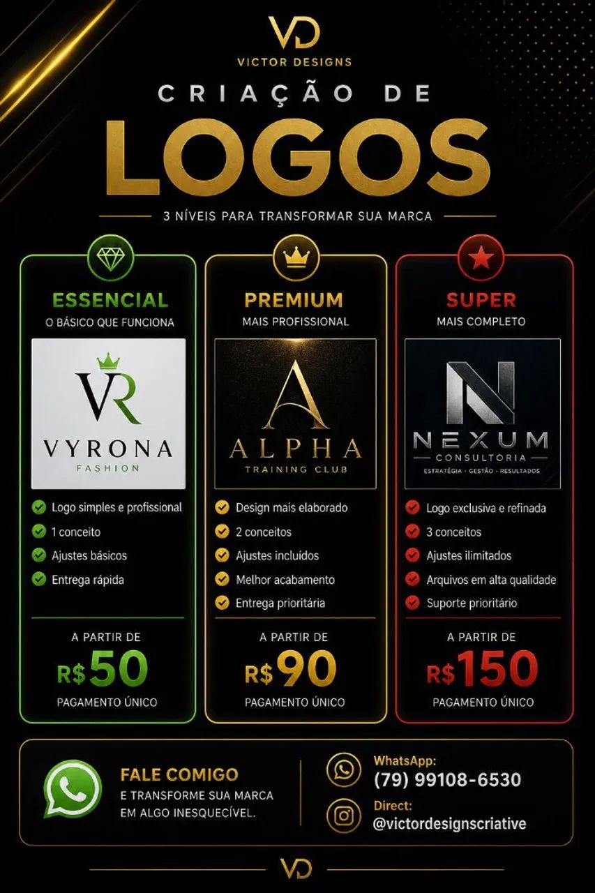 Criação e Revitalização de logos profissionais  - Foto 2