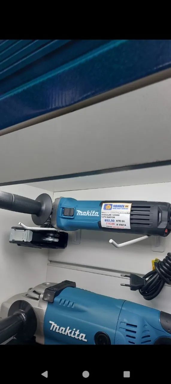 ESMERILHADEIRA 125MM 127V MAKITA