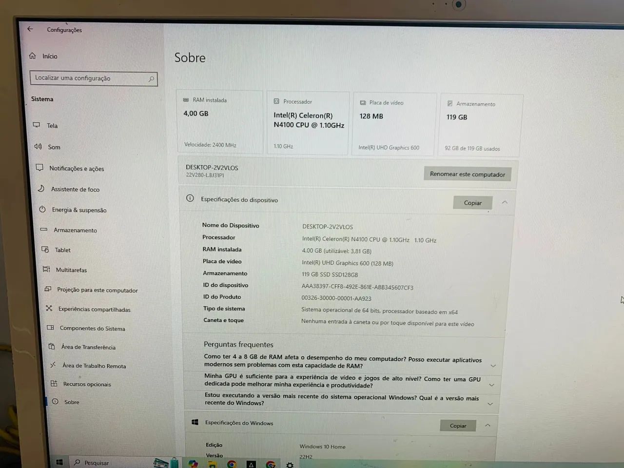 Computador LG - Intel Celeron - Foto 2