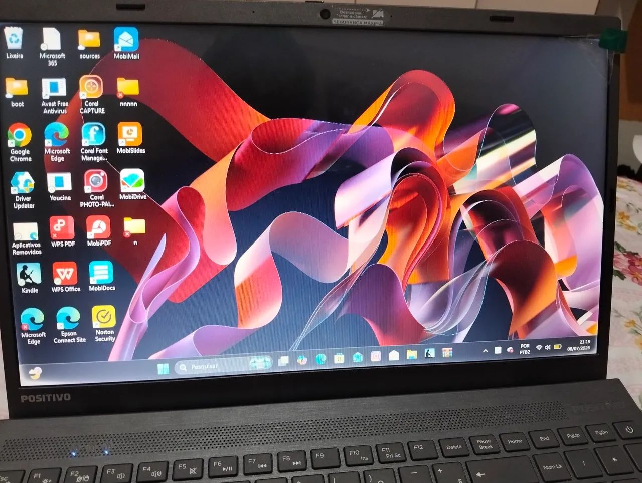 Notebook positivo semi novo 