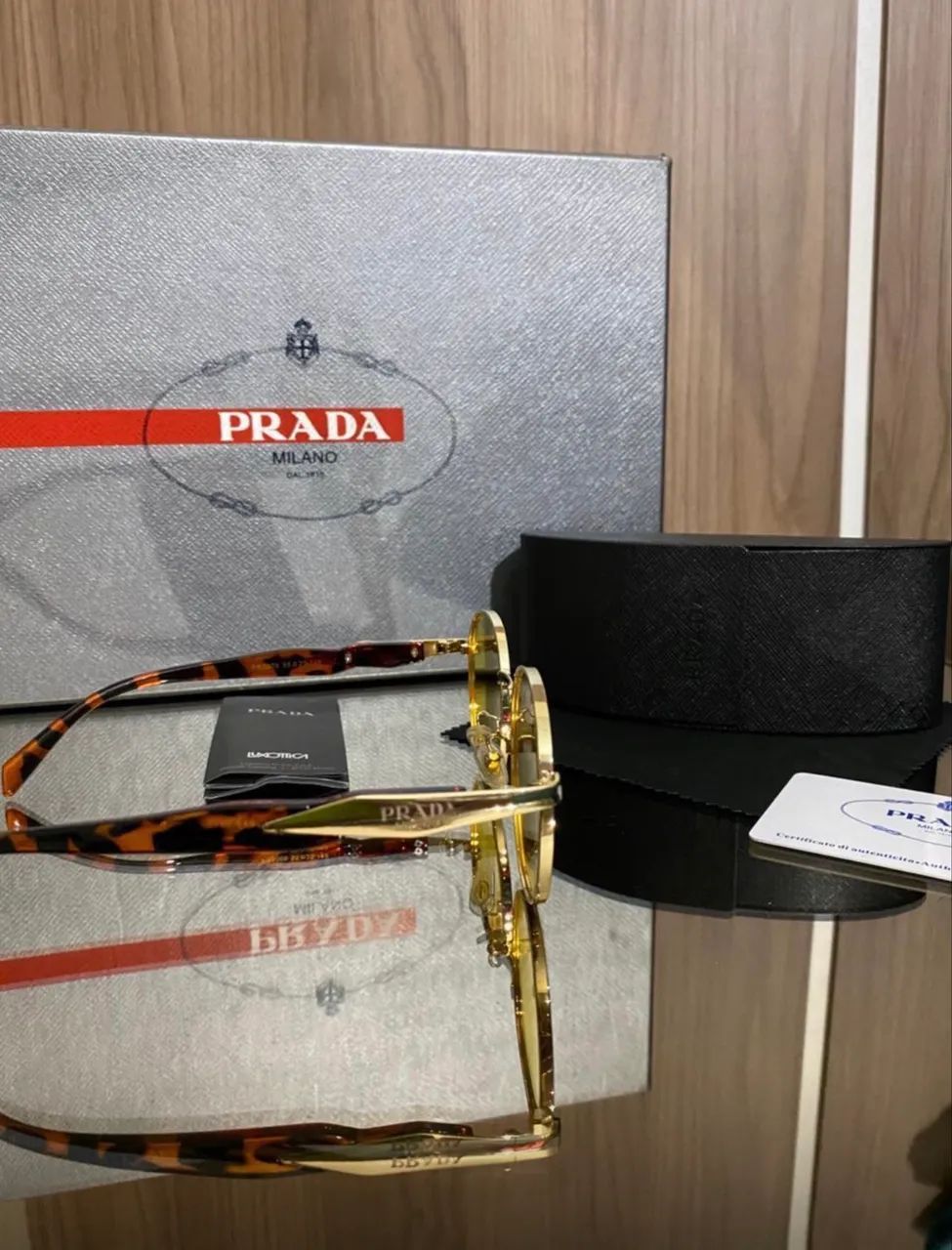 Óculos de sol Prada unissex  - Foto 3