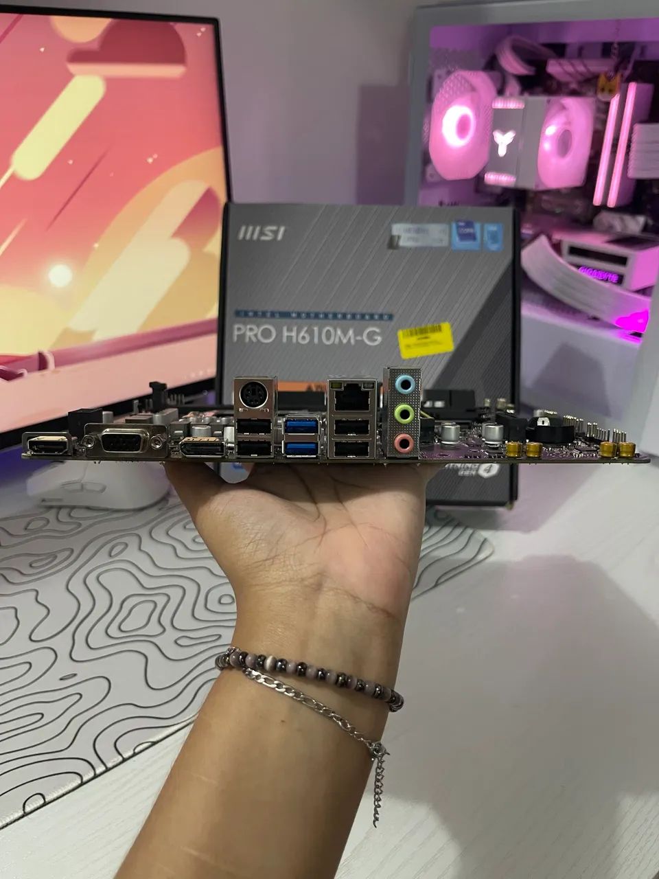 H610 - LGA 1700 DDr5 *NOVA* - Caixa e NF -Aceito cartão e Entrego - Foto 3
