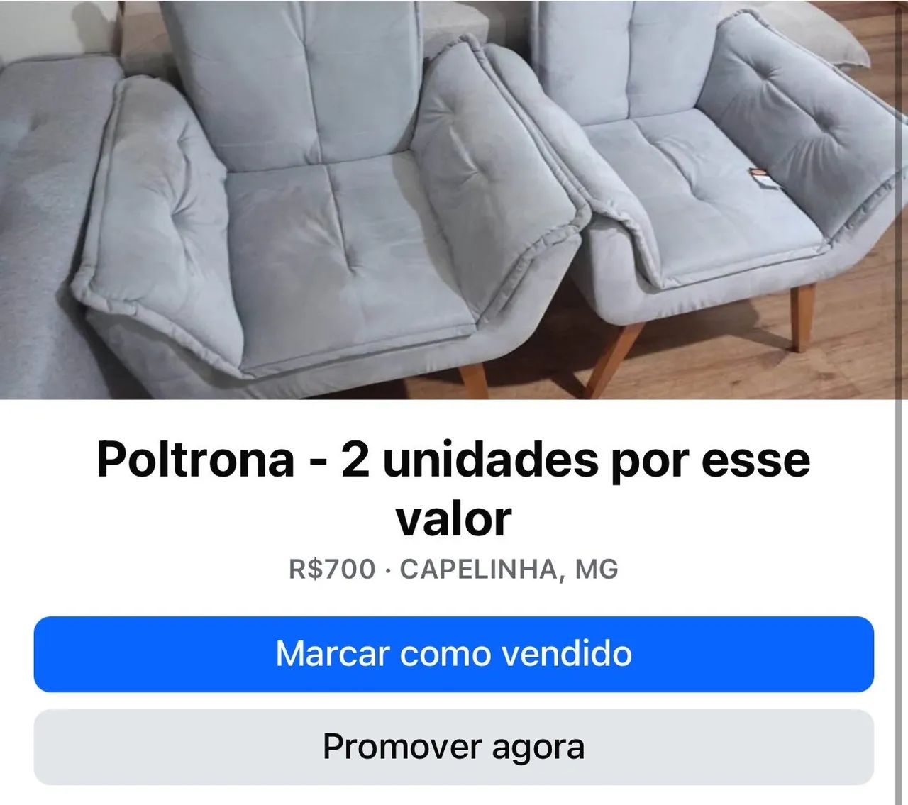 Vende poltronas