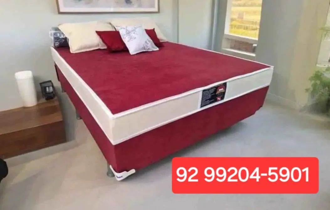 CAMA DE CASAL VINHO ***@+@+