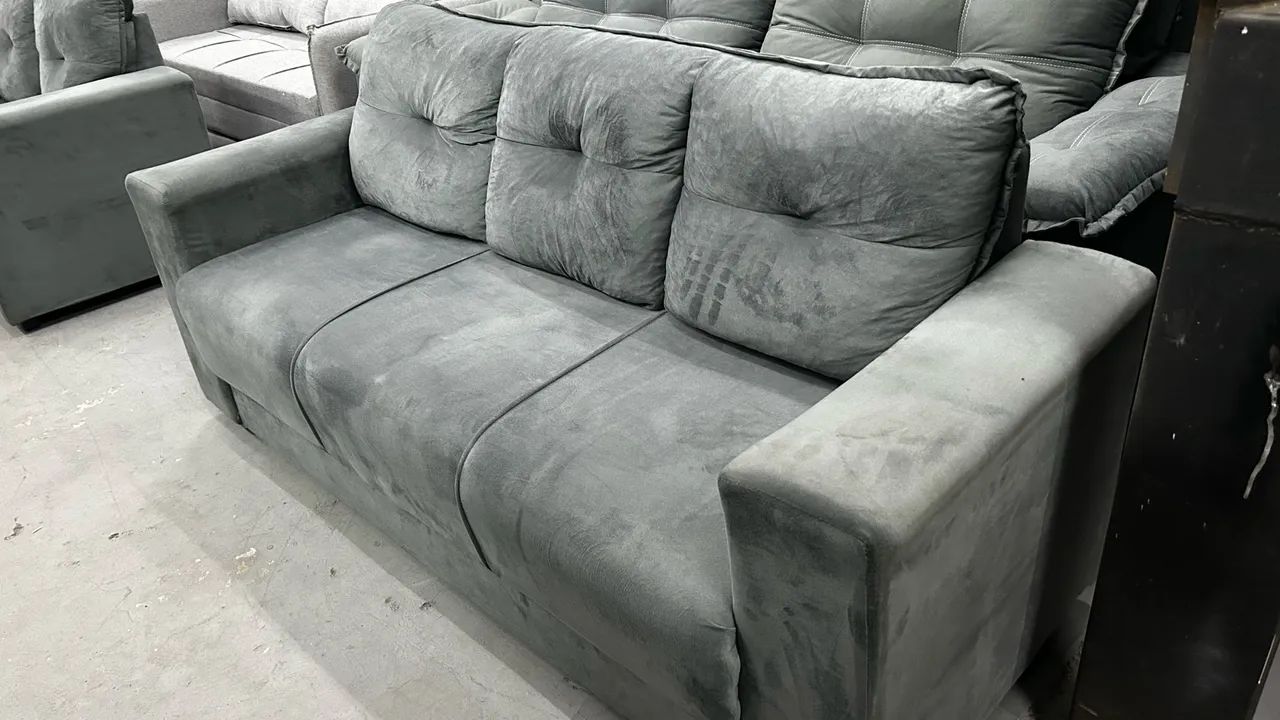 Sofá Fixo 3 Lugares NOVO ( Direto da Fábrica )  - Foto 3