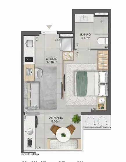 PLANTA 31m²