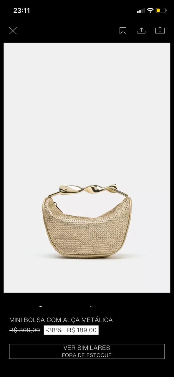 Bolsa Zara