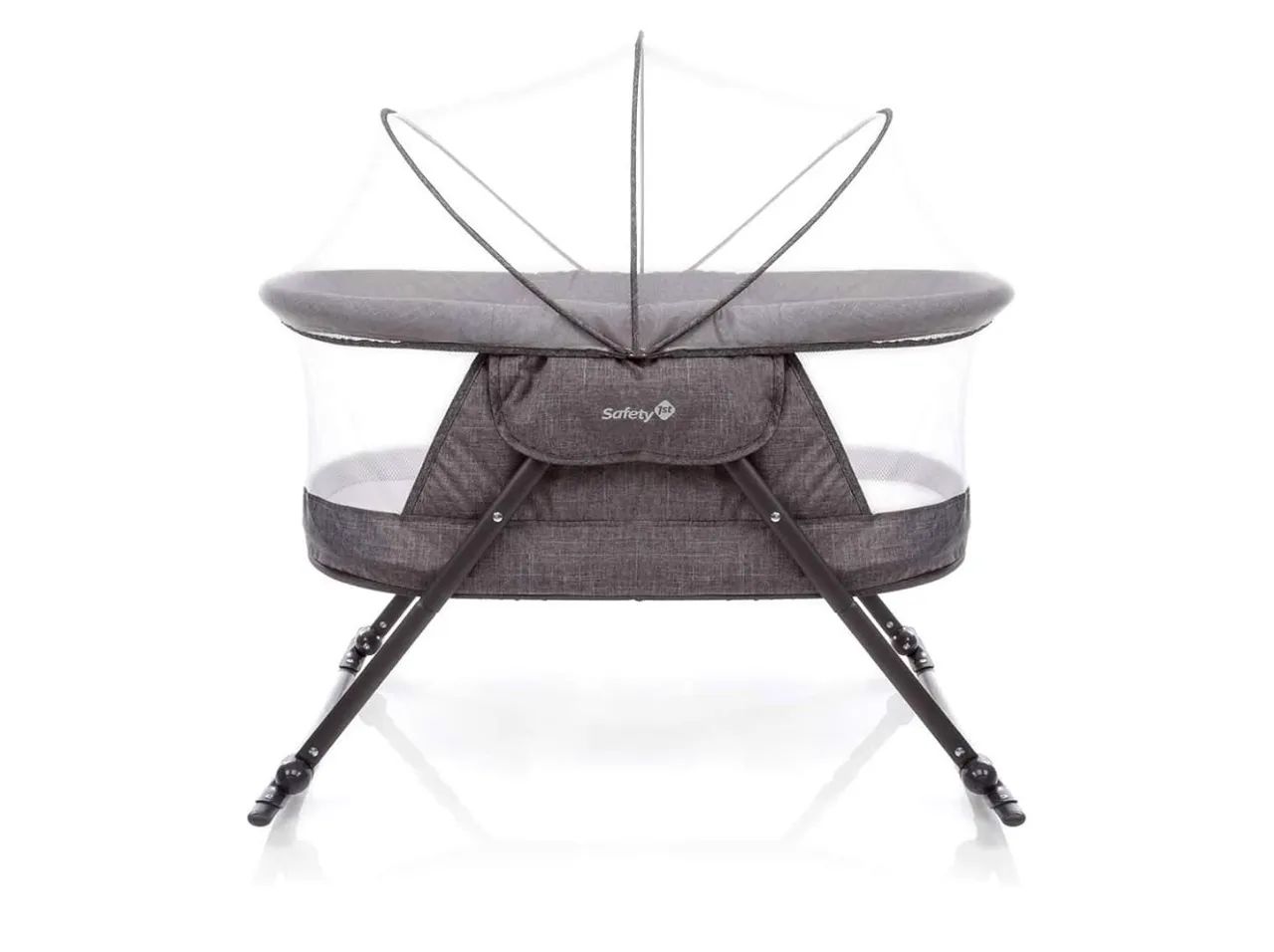 MaxiBaby Berço Portátil Infantil Cercado 0-15kg Lazy Grafite - Foto 5