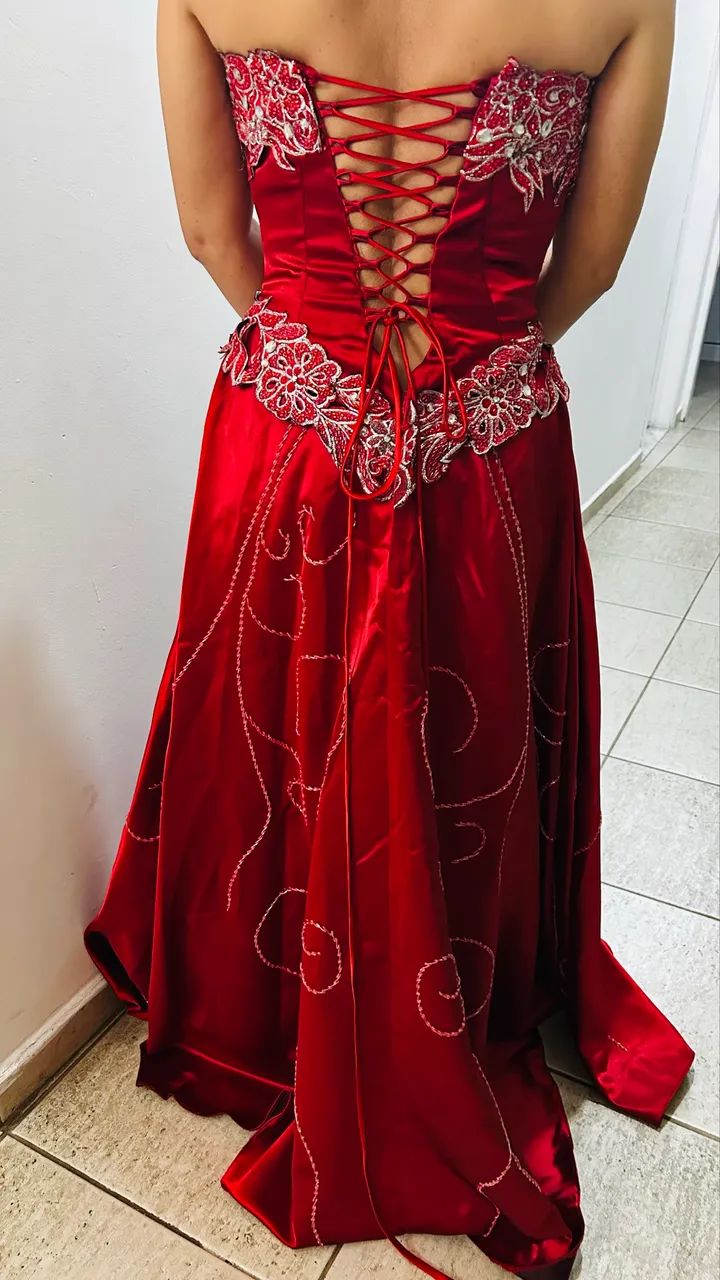 Debutante vermelho Lindo - Foto 2