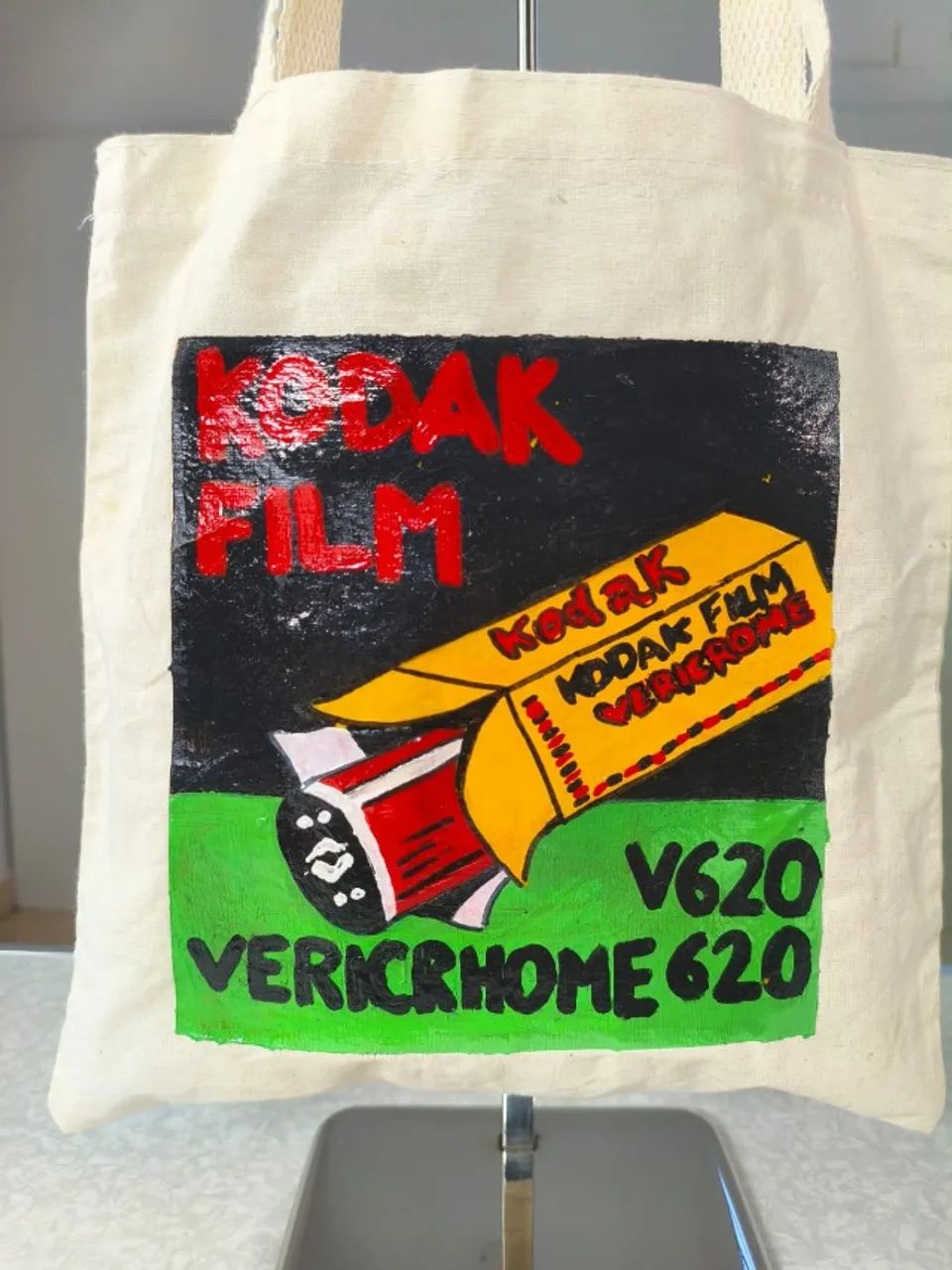 Ecobag exclusiva pintada a mão Kodak 30x30 - Foto 2