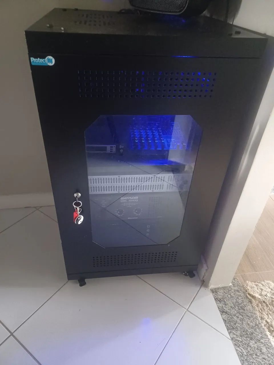 Rack de piso reforçado Protect 24U 19" - Foto 2