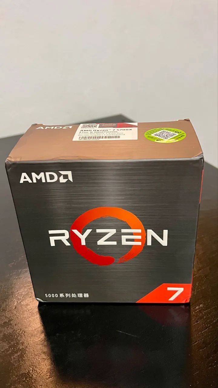 Processador AMD Ryzen 7 5700x novo 