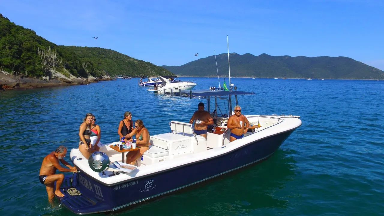 VENDO LANCHA RIO STAR 28 HIDRA, COM MOTOR MERCEDES BM MEGATECH, 400 CV - Foto 8