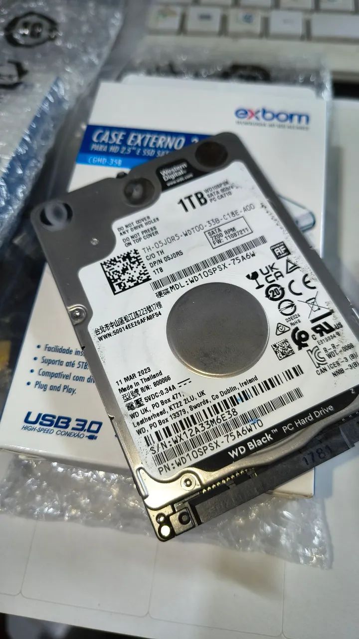 HD Externo (Casa + HD 1 TERABYTE) - Foto 4