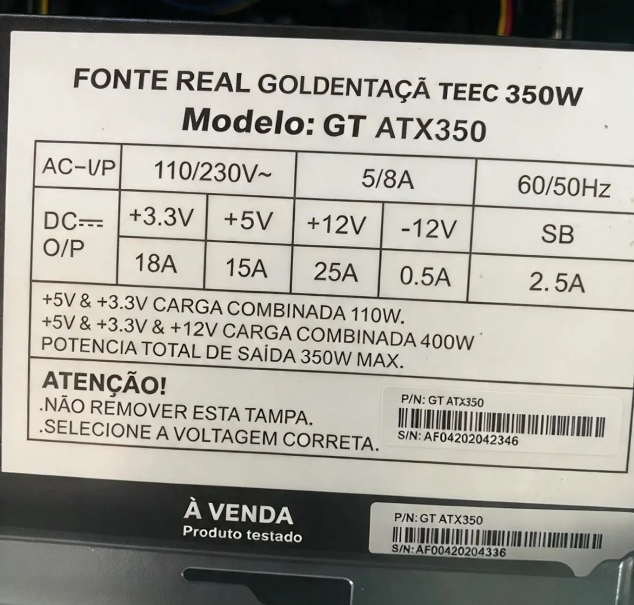 Vende-se CPU Intel Core I5-7400 Nova - Foto 4
