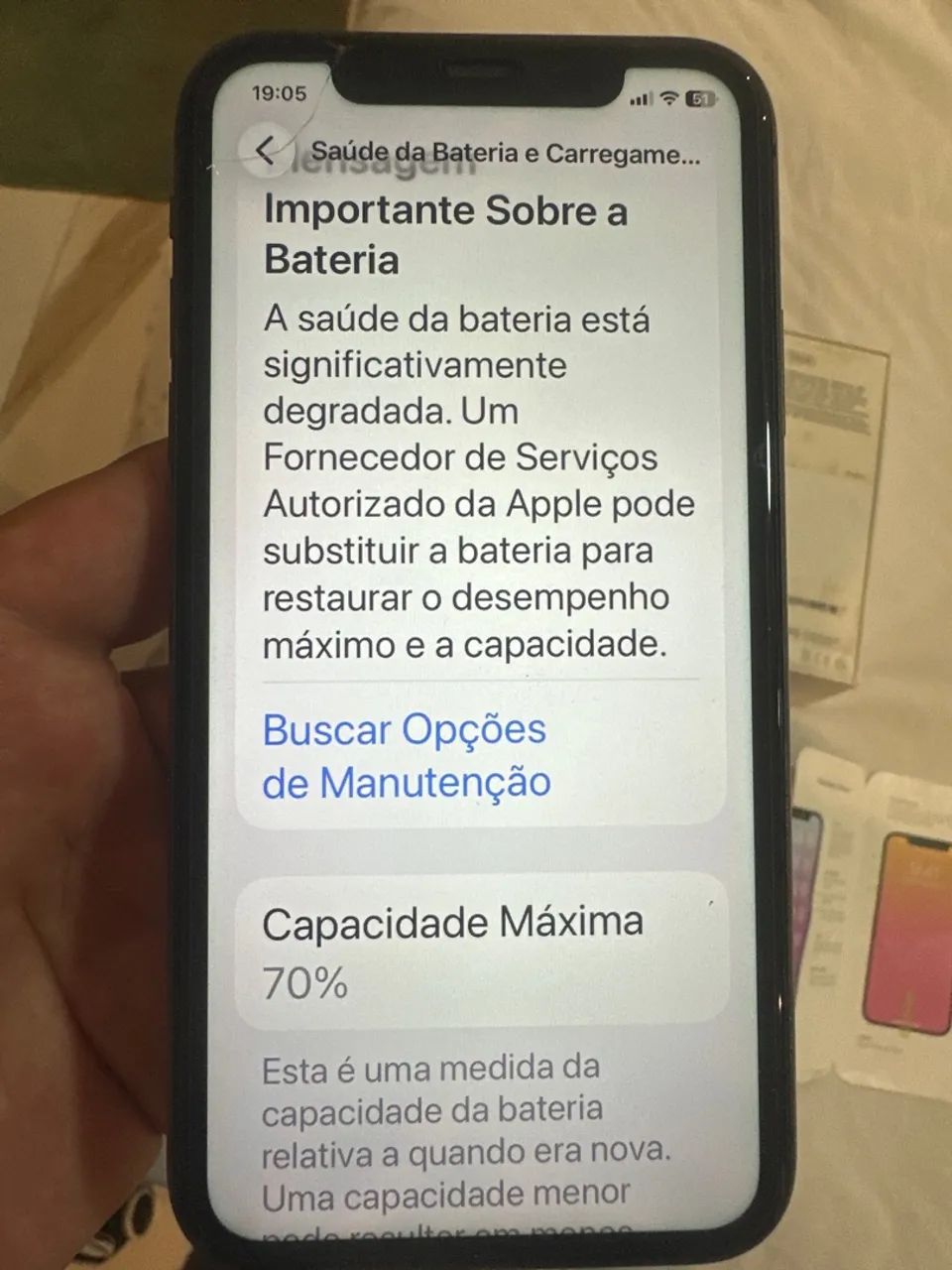 IPHONE 11 - 128 GB  COR: BLACK - Foto 4