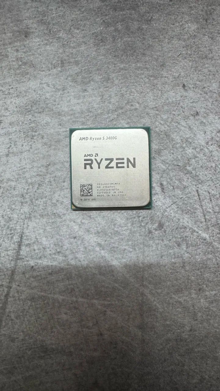 Processador Ryzen 5 3400 g e gabinete led 