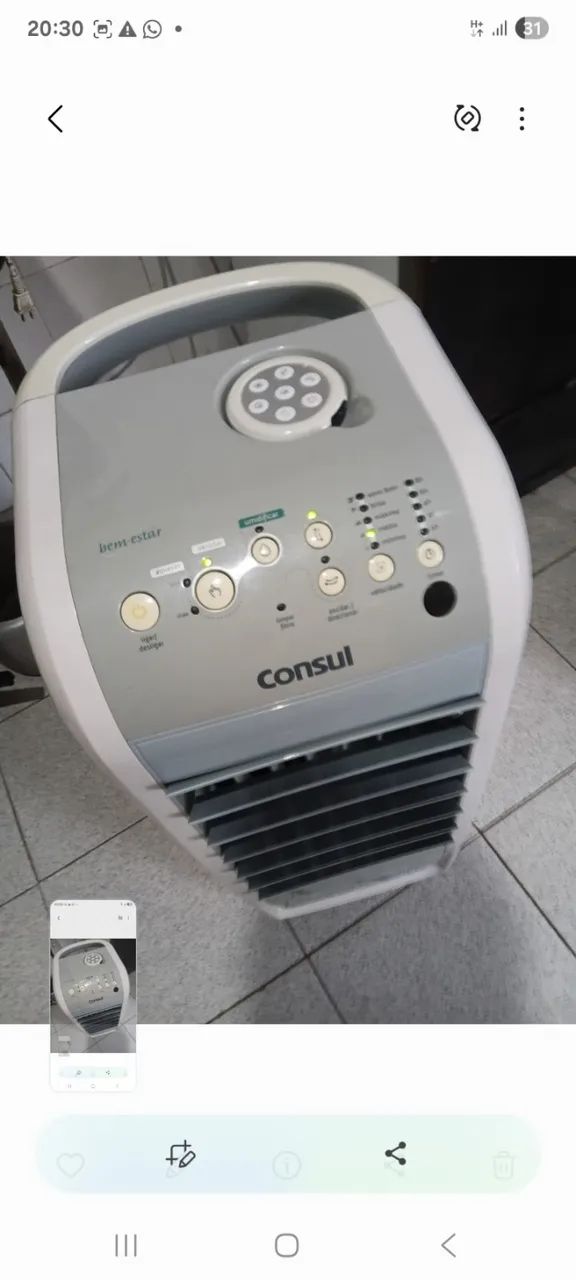 Climatizador consul
