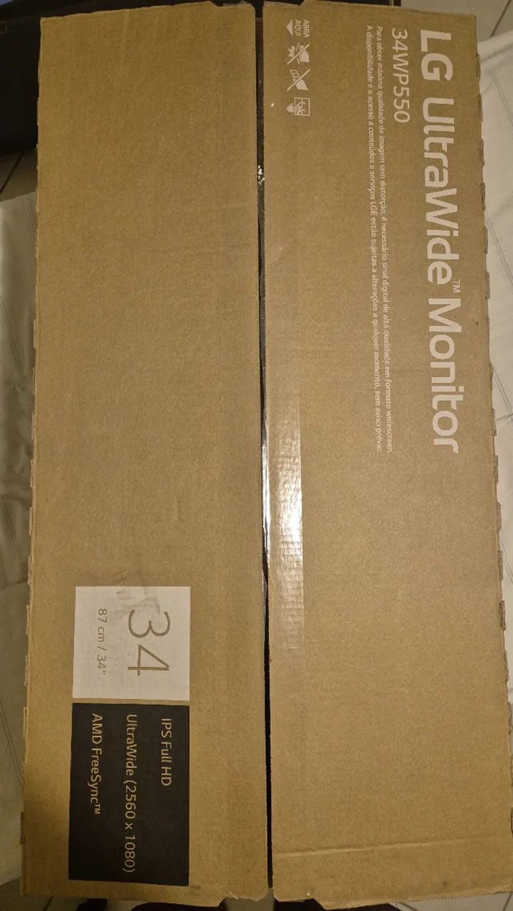 Monitor LG 34 Polegadas UltraWide IPS 34WP550 - 75Hz - Foto 3