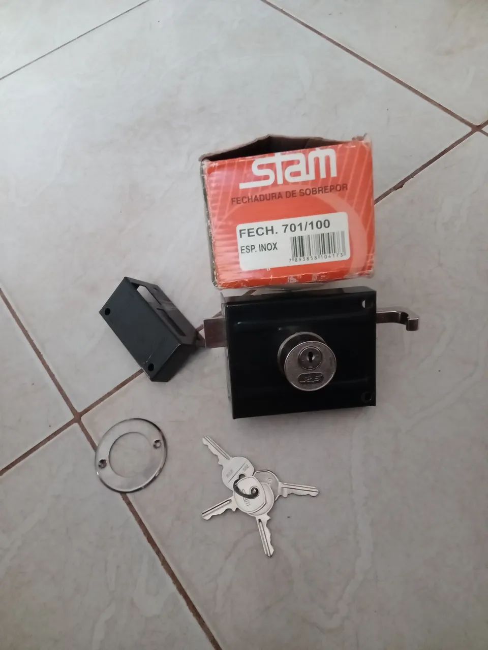 Fechadura Stam sobrepor 80,00  - Foto 2