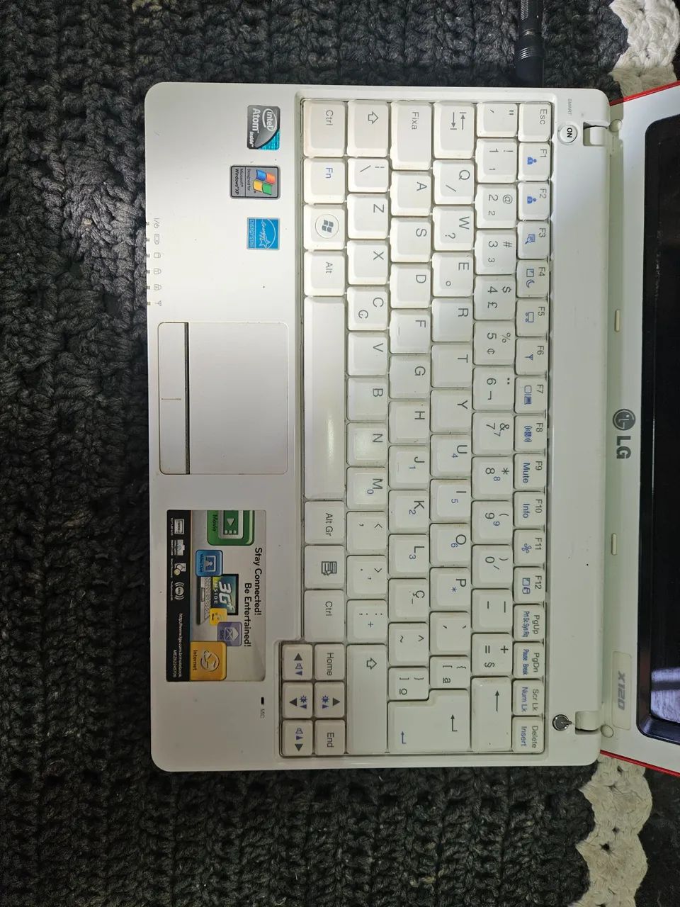 Vendo netbook  lg x12 defeito - Foto 2