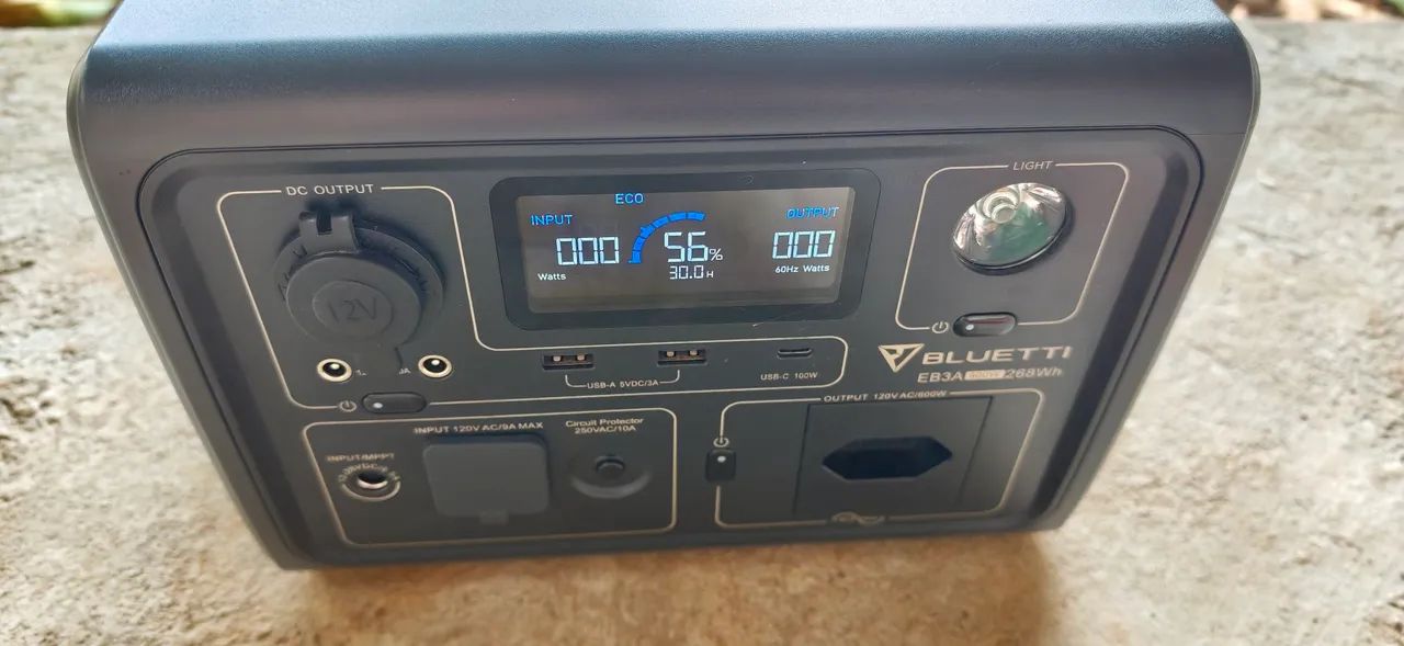 Bluetti EB3A 60OW, 268Wh 120V - Foto 2