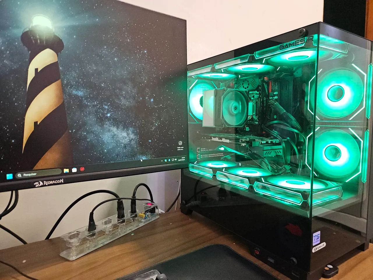 Pc gamer 32 gb ram ddr4 1tb ssd completo