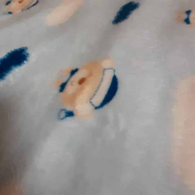 Cobertor e manta infantil semi novos. - Foto 3