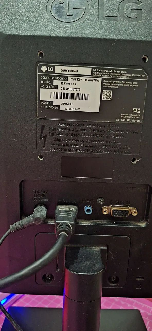 Monitor LG 19,5" 20mk400h-b - Foto 3