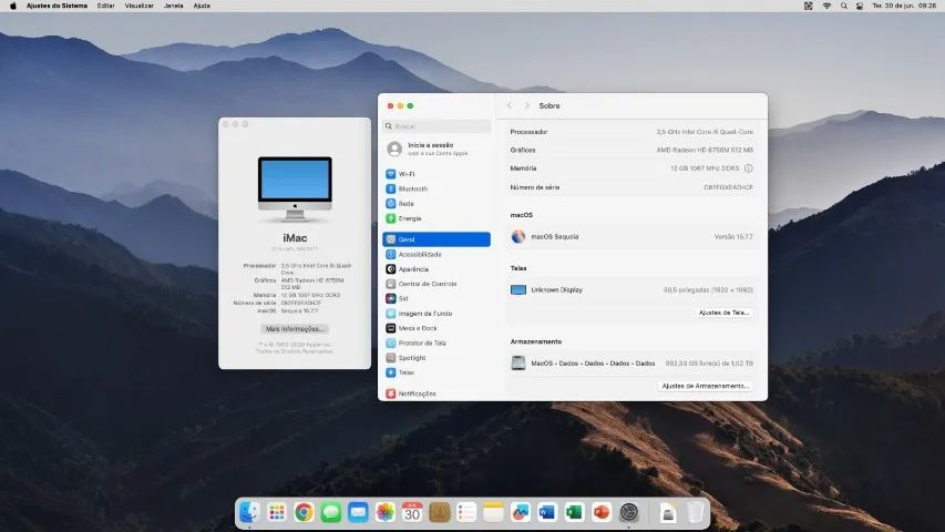 iMac Apple 2011 SSD 1TB 12GB RAM com teclado e mouse originais - Foto 2