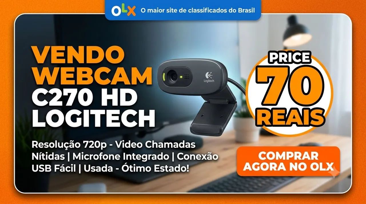 WEBCAM C270 720P LOGITECH