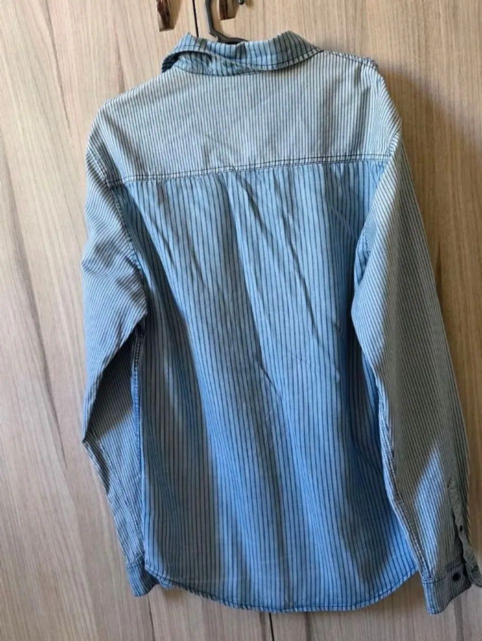 Camisa jeans masculina Cavalera original - veste M e G - Foto 3