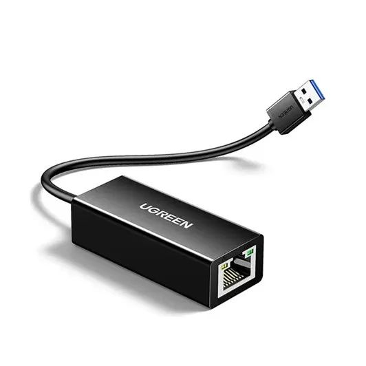 Adaptador de Rede Ugreen USB 3.0 para RJ45 CR111 - Preto - Foto 2