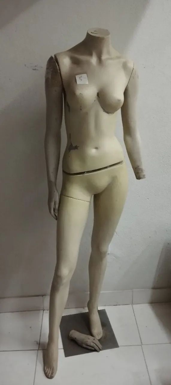 Manequim Feminino de Fibra 