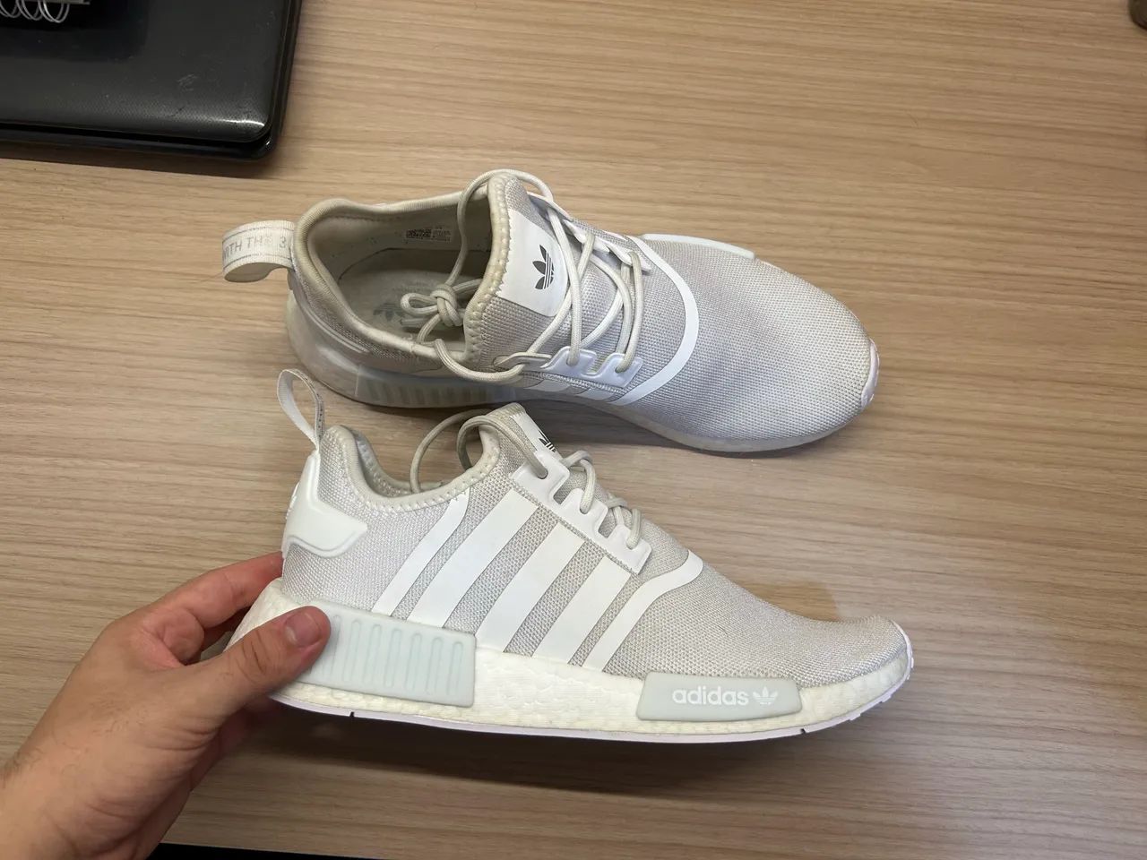 Tênis Adidas NMD R1 Branco com branco - Calçados - Campestre