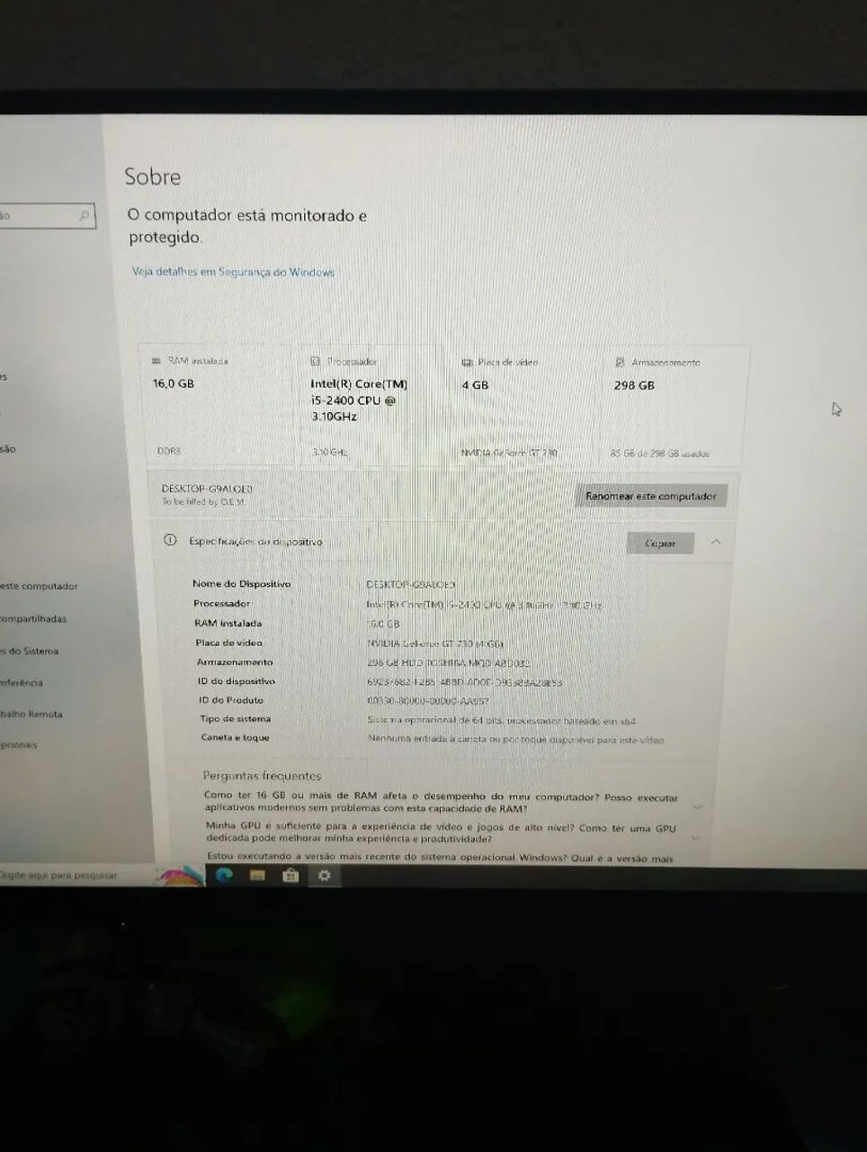 PC COMPLETO C/WATER COOLER 240mm - Foto 4